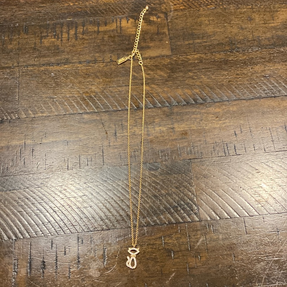 Kate Spade Kitty Cat necklace.